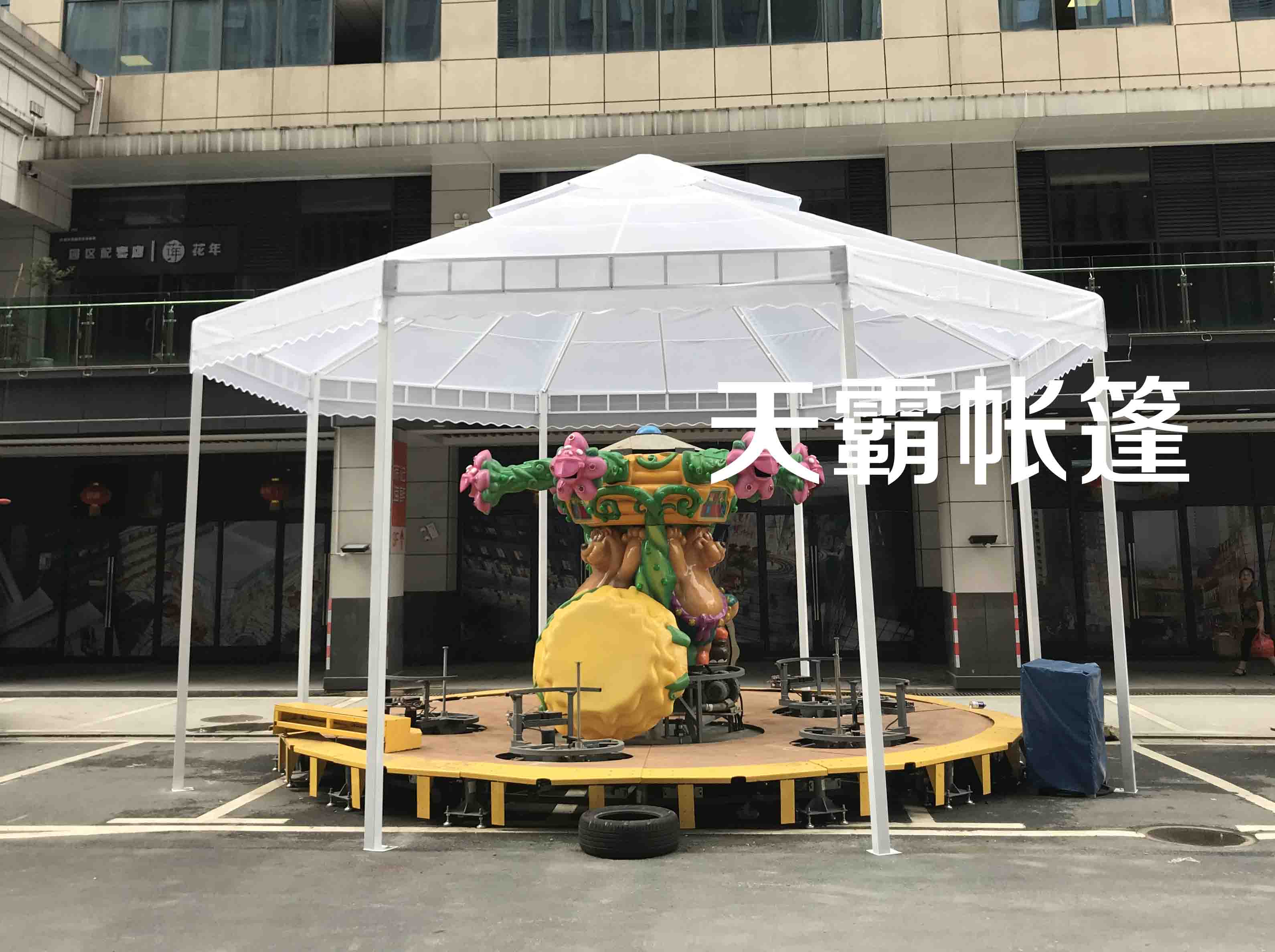 天霸圓形庭院帳篷，耐用才算好帳篷